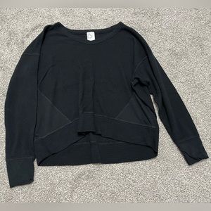 Aerie Offline Cropped Waffle Knit Top